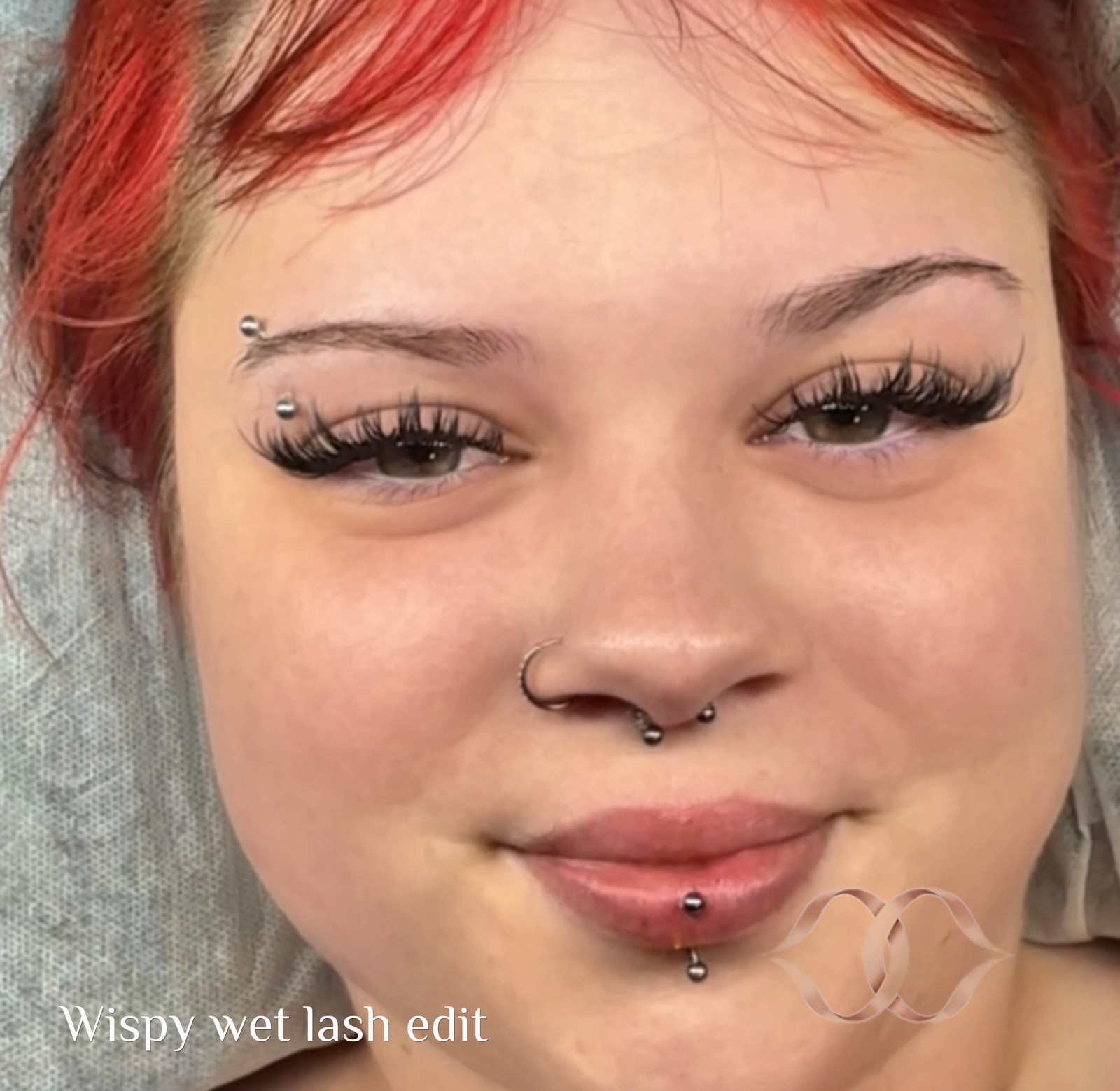 Wet lash extensions maison montclair